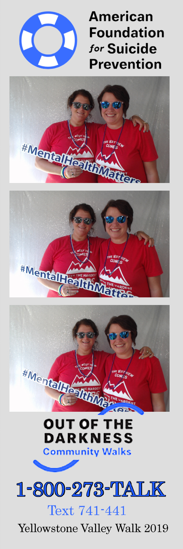 Out of the Darkness Walk 2019 | View more photos from the event at gallery.photoboothbillings.com/u/PhotoBoothBillings/Out-of-the-Darkness-Walk-2019